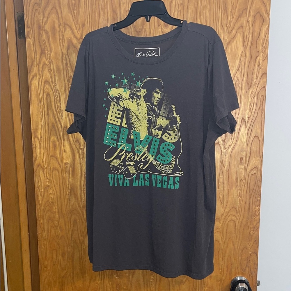 Elvis Presley Viva Las Vegas Graphic T-Shirt - Black size 2